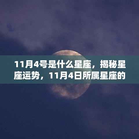 揭秘星座运势，揭秘11月4日所属星座的奥秘与运势分析