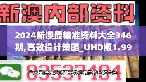 2024新澳最精准资料大全346期,高效设计策略_UHD版1.994